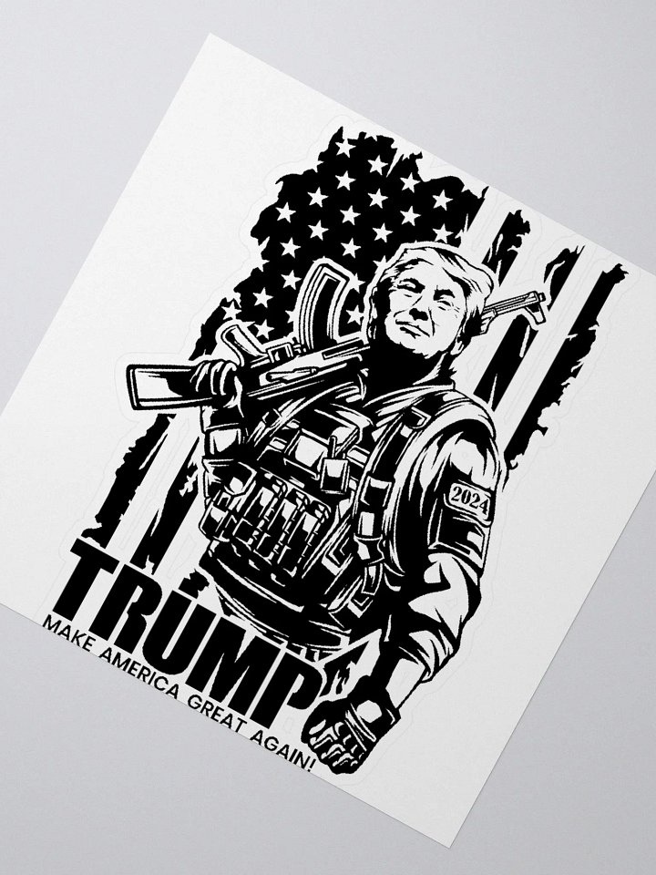 Trump AK47 - Kiss Cut Sticker product image (4)