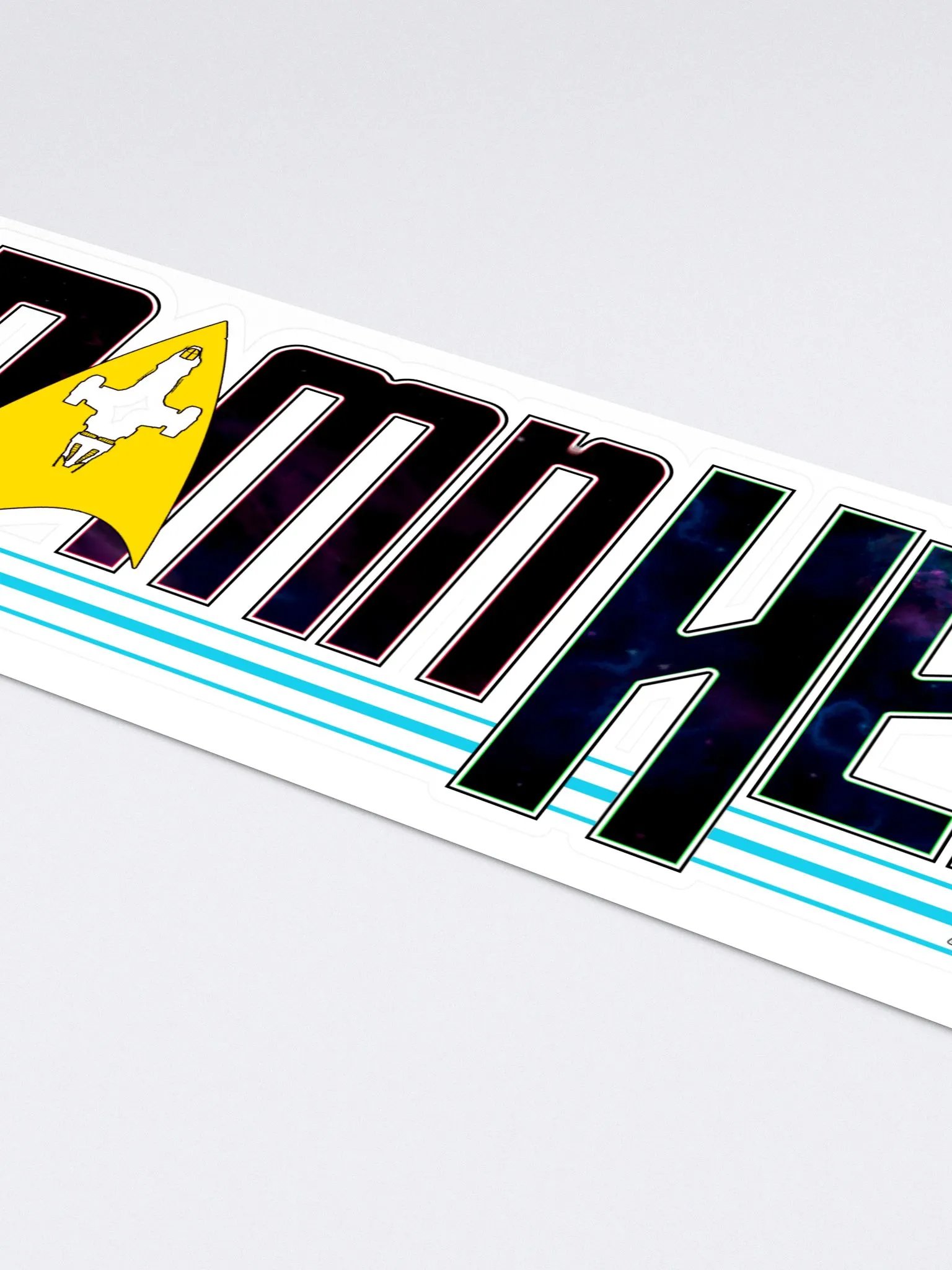 Futuristic Sci-Fi Typography Kiss-Cut Stickers product image (4)
