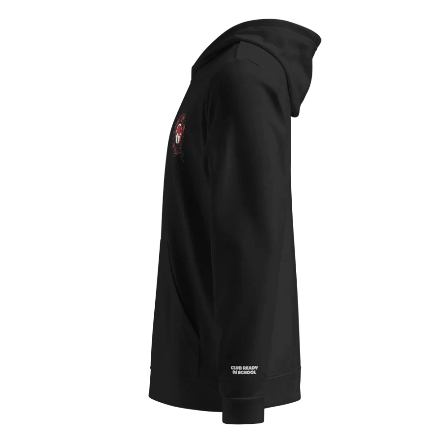 Paint Splat Headphones Embroidered Adidas Fleece Hoodie product image (9)