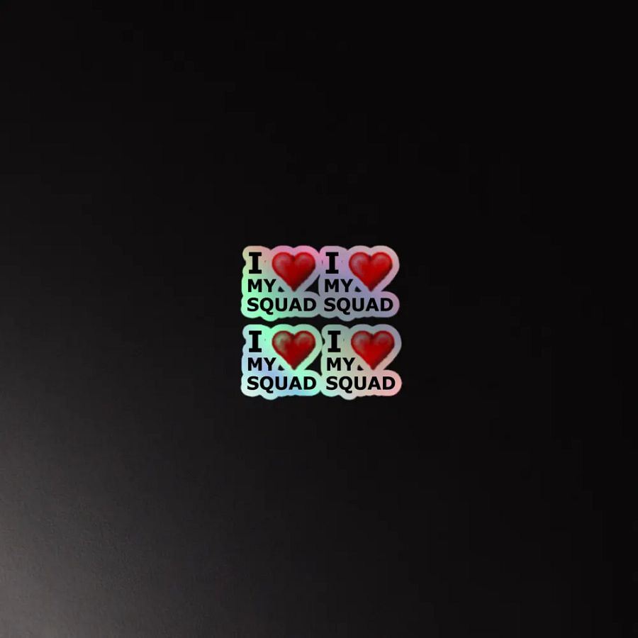 Holographic Squad Love Stickers product image (2)