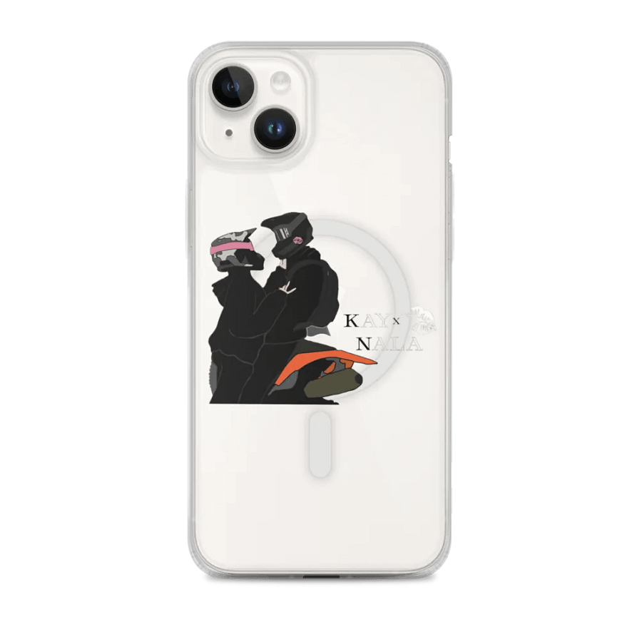 Nala x Kay Leaning on Anastasia Clear Phone Case product image (1)