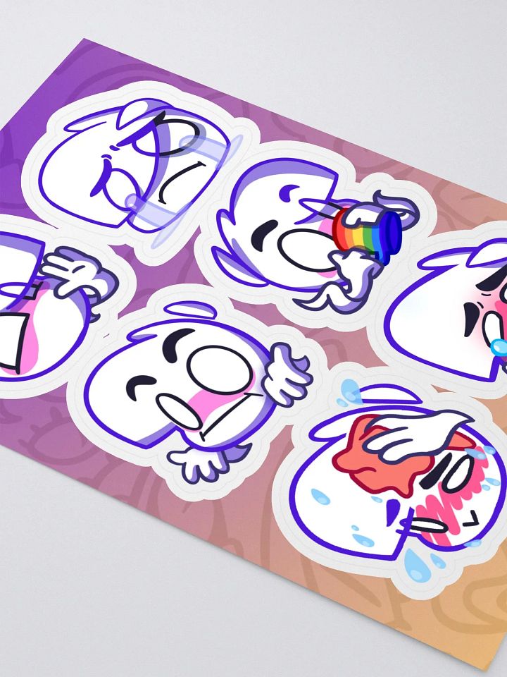 Invisoguy Emote Sticker Sheet #1 product image (2)