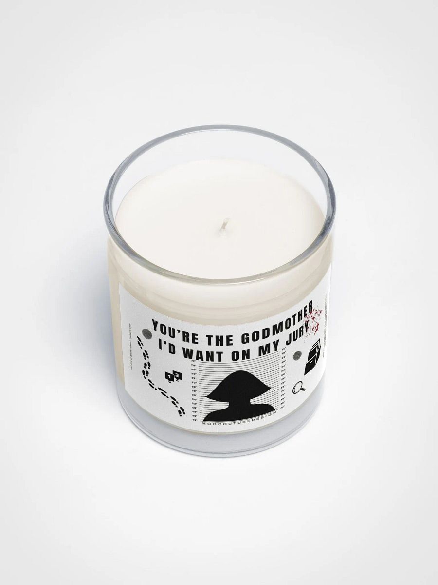 Funny gift for a godmother - On my jury - Soy wax vegan candle product image (4)