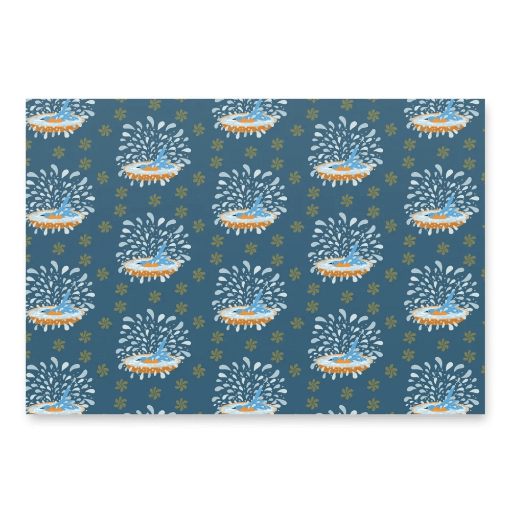 Bluebird Wrapping Paper Set 2 in Blue product image (7)
