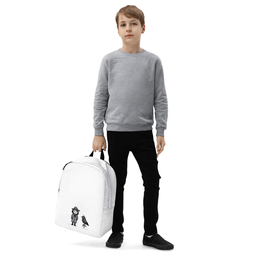 🎒 Crow Man & Companion Minimalist Backpack 🌟 product image (4)