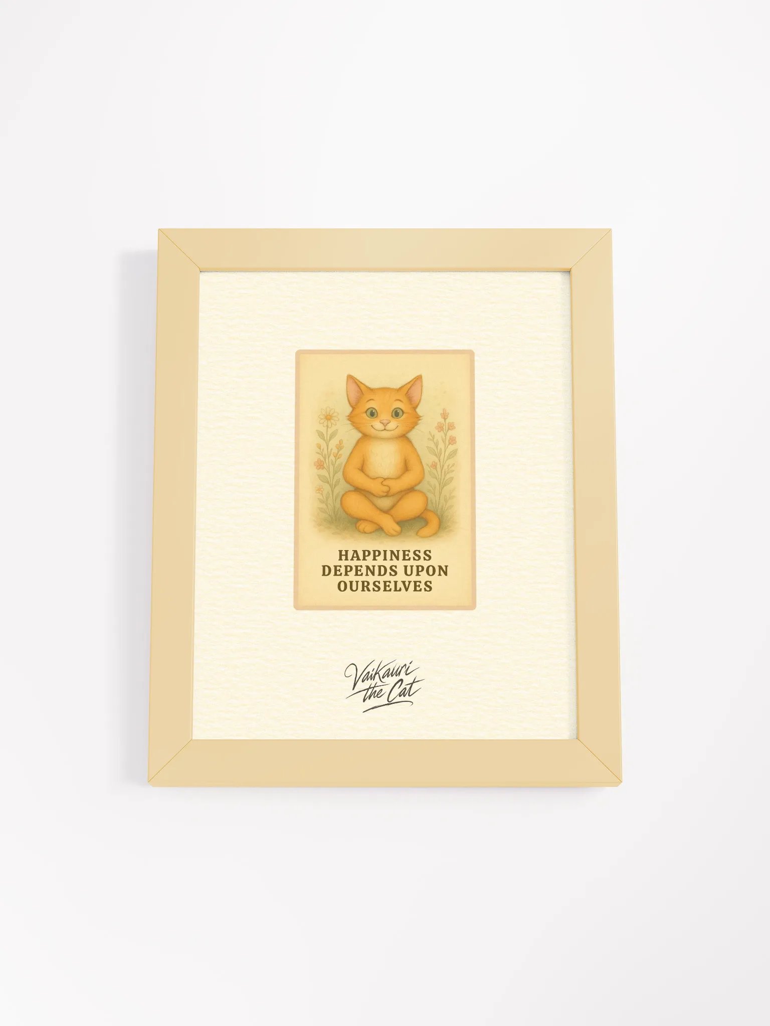 Vaikauri the Cat Happiness Artprint product image (2)
