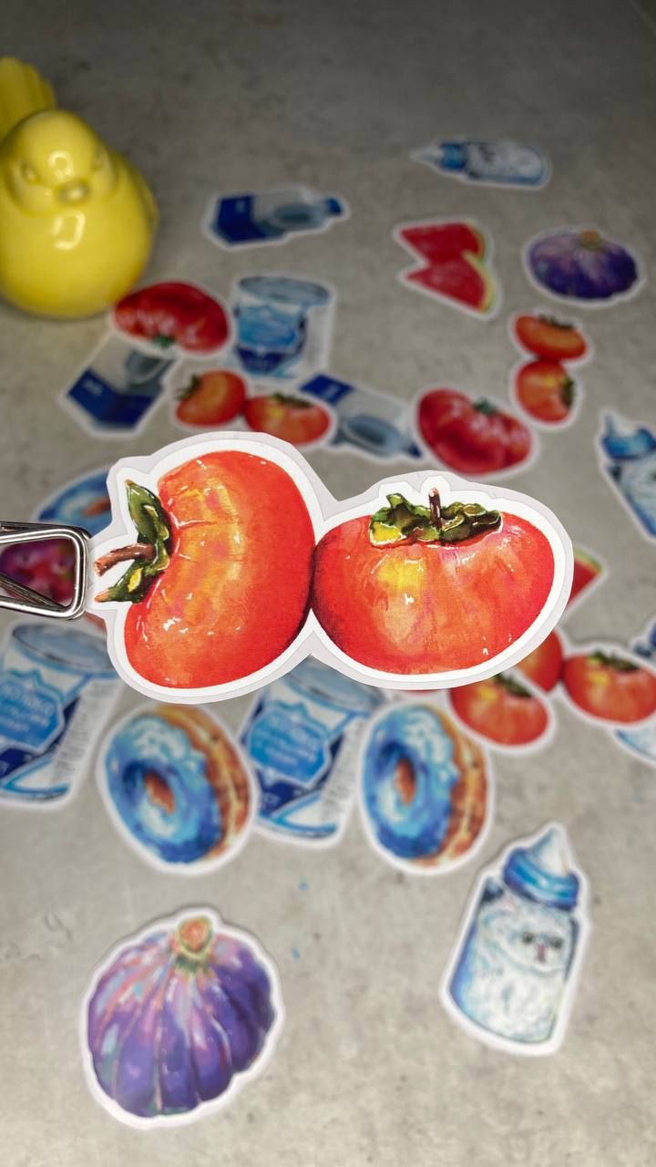 Persimmon vynyl sticker product image (1)