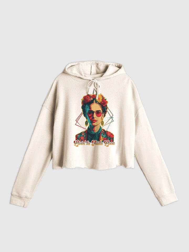 Livin' La Frida Loca Cropped Hoodie product image (1)