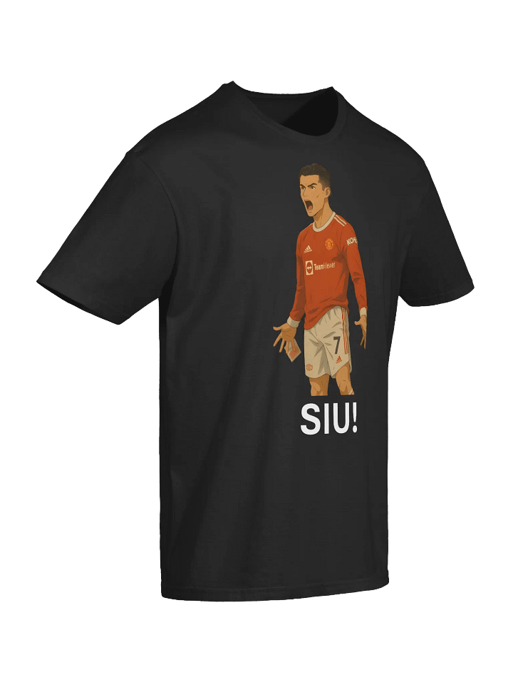 T-Shirt - Cristiano Ronaldo (SIU writing) - Iconic Moment - Manchester United (Various Colours) product image (2)