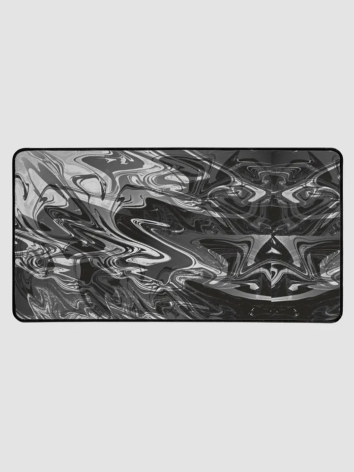 Black and White Swirl Pattern Desktop Mat product image (1)