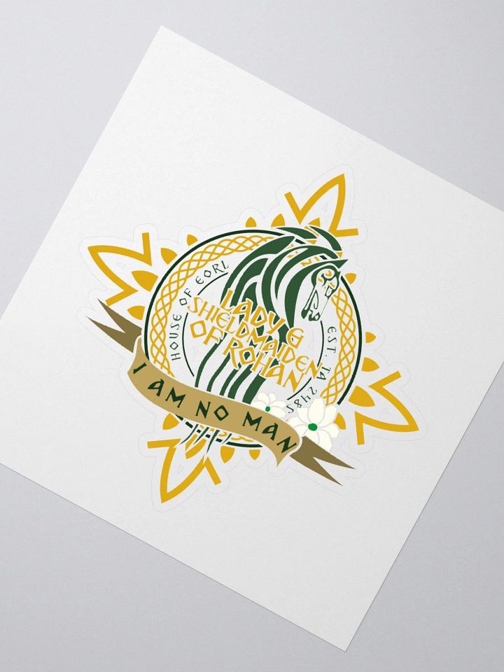 Lady & Shieldmaiden of Rohan Sticker | Éowyn Quote product image (6)