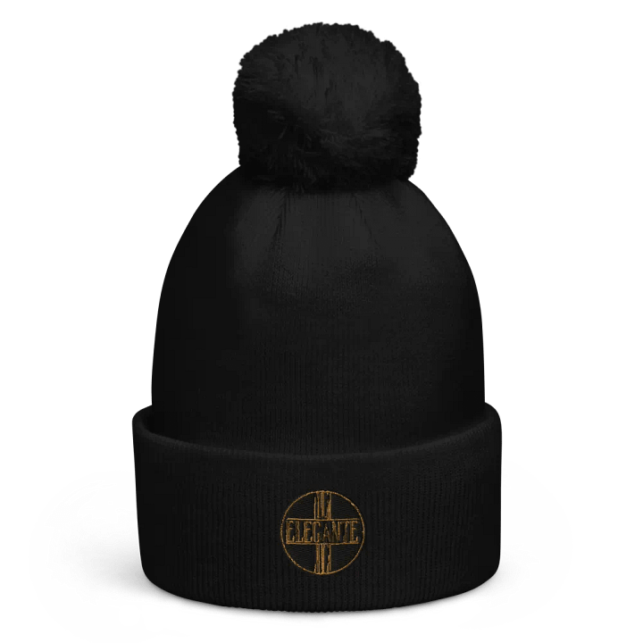 Golden Radiance Pom-Pom Beanie product image (1)