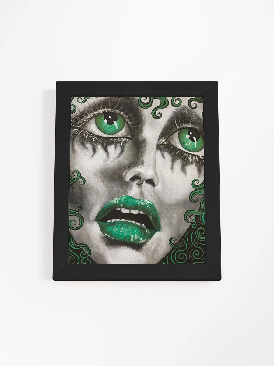 Fayette in green framed print product image (1)
