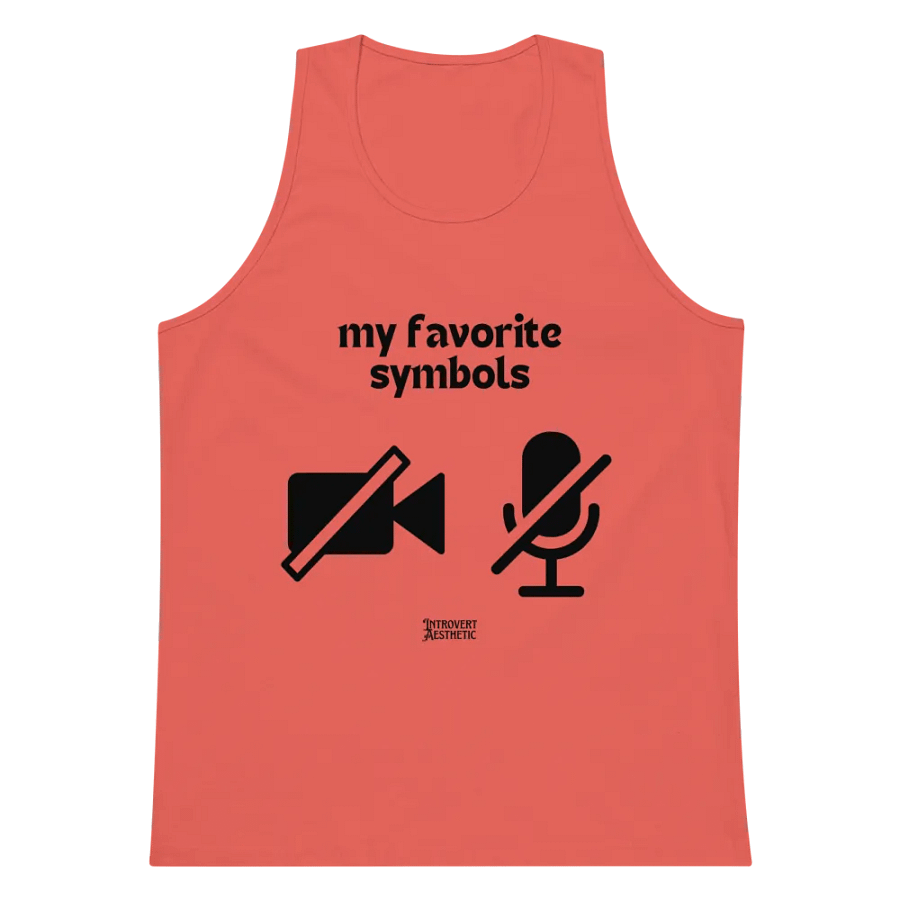 Introvert Symbols Comfort Tank Top product image (14)