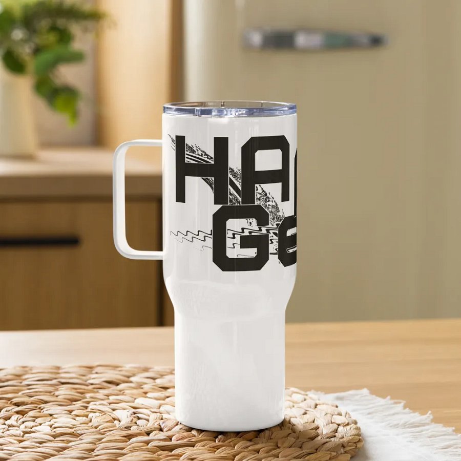 HApex Gear Black Name and Logo Travel Mug with a Handle product image (10)