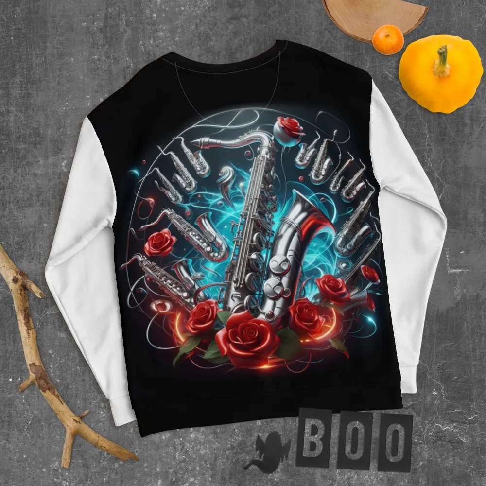Silver Saxophone Serenade - Unisex Sweatshirt #27 product image (8)