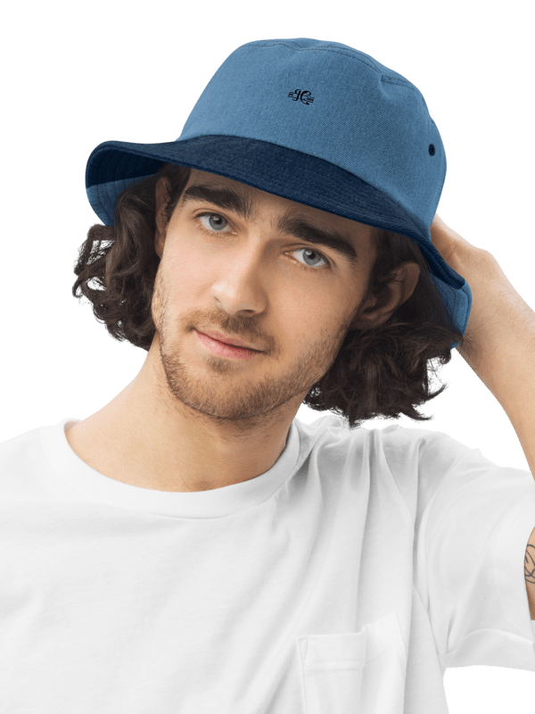 I&C Signature Inky Black Denim Bucket Hat product image (3)