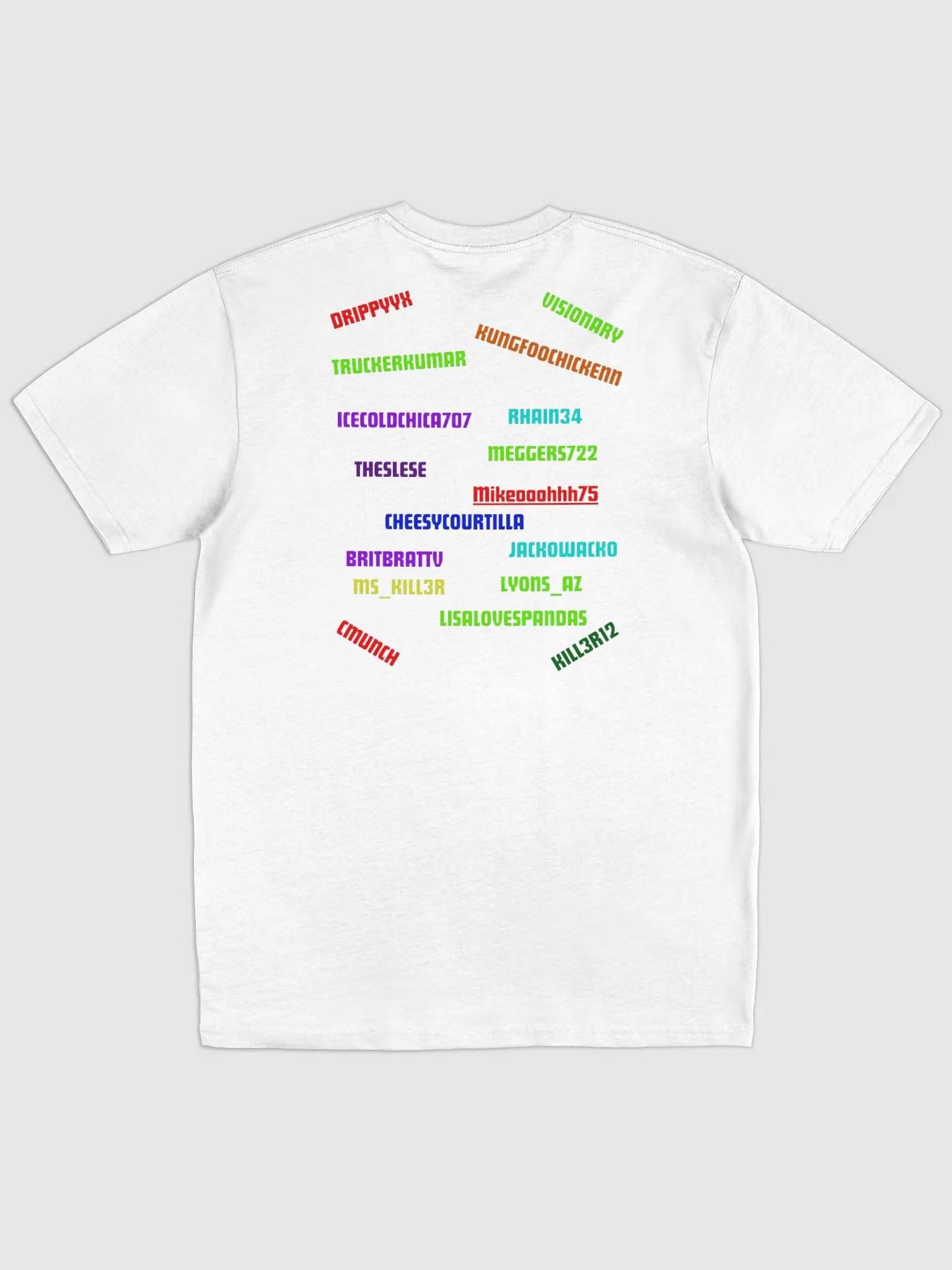 White Mattyice Birthday Subathon Supporter Tee product image (3)