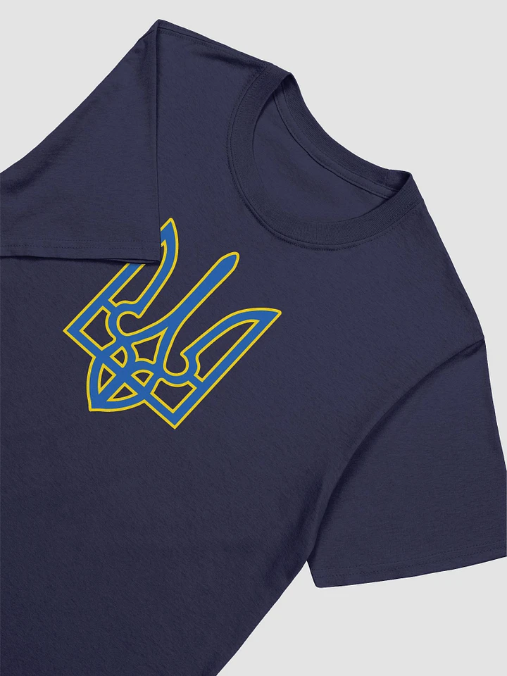 Ukraine - Blue & Yellow Tryzub - Gildan Unisex Softstyle T-Shirt product image (1)