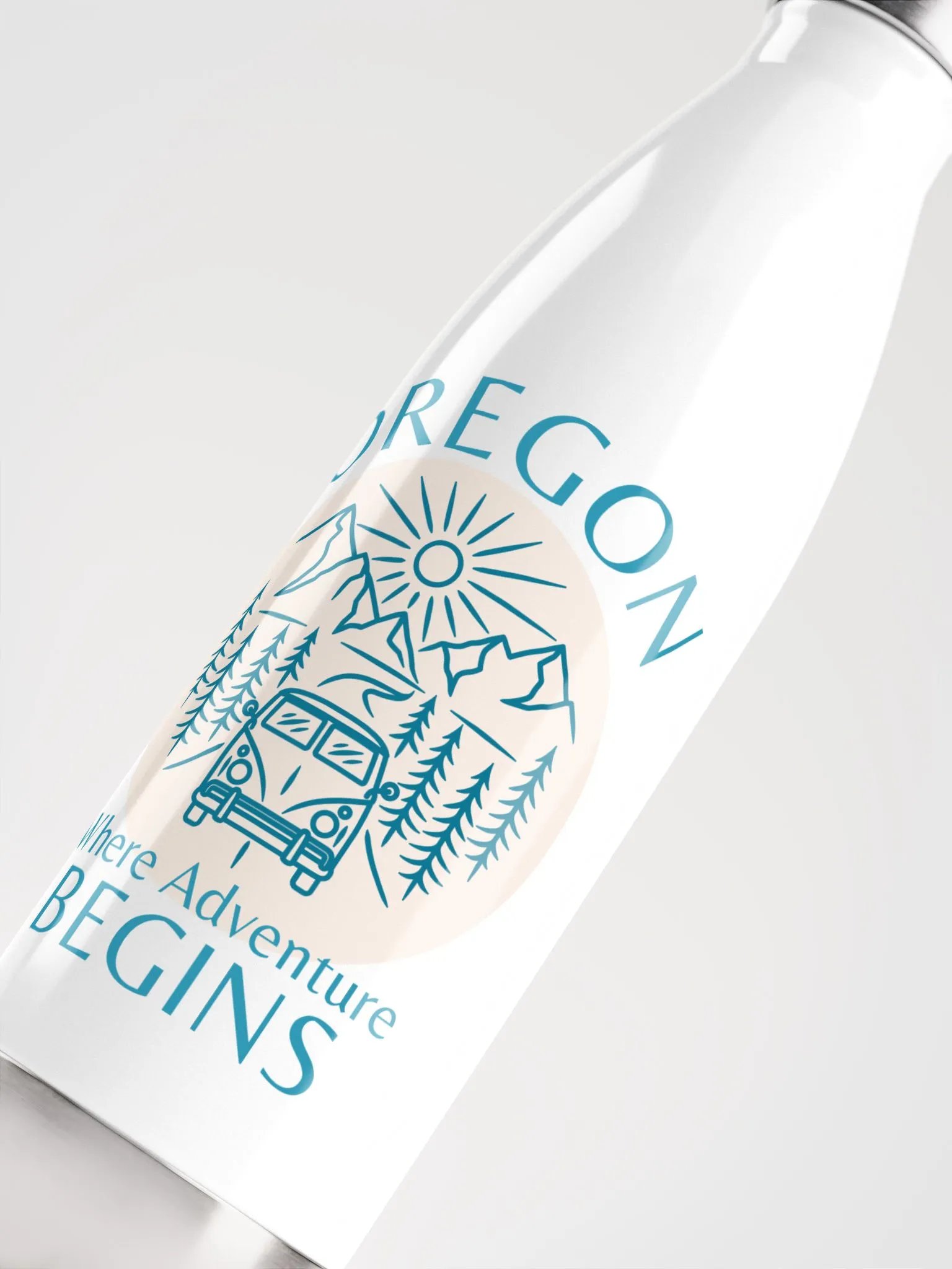 Oregon Adventure Sunshine Journey: Stainless Steel Water Bottle product image (5)