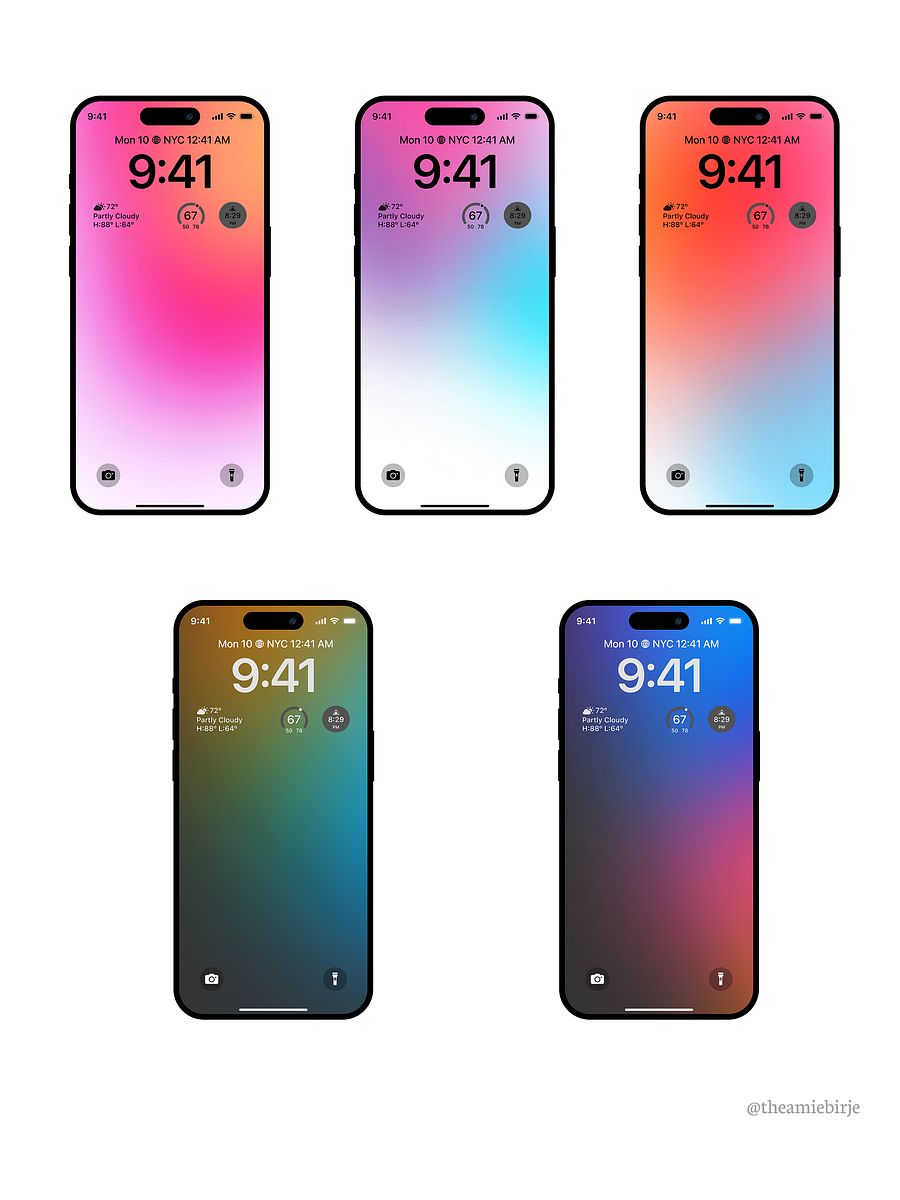 Simple Gradient Wallpaper Pack product image (3)