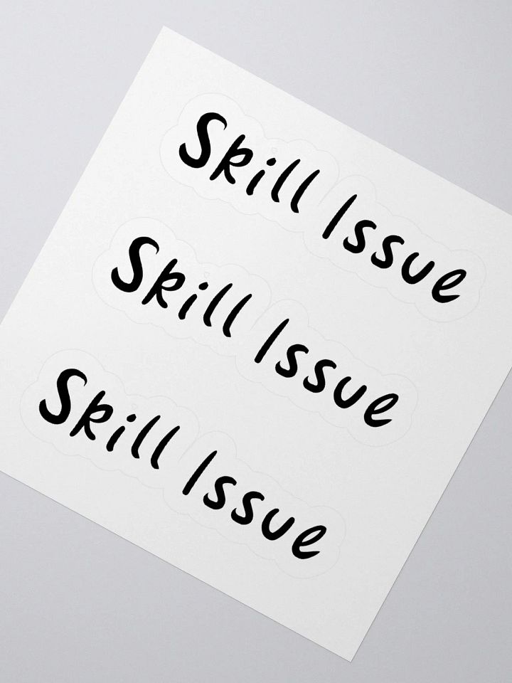 Skill Issue V2 Stickers product image (8)