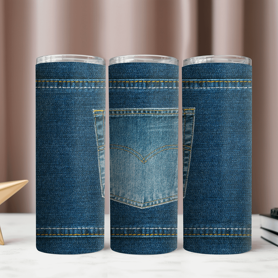 Personal Denim Skinny Tumbler Wrap product image (2)