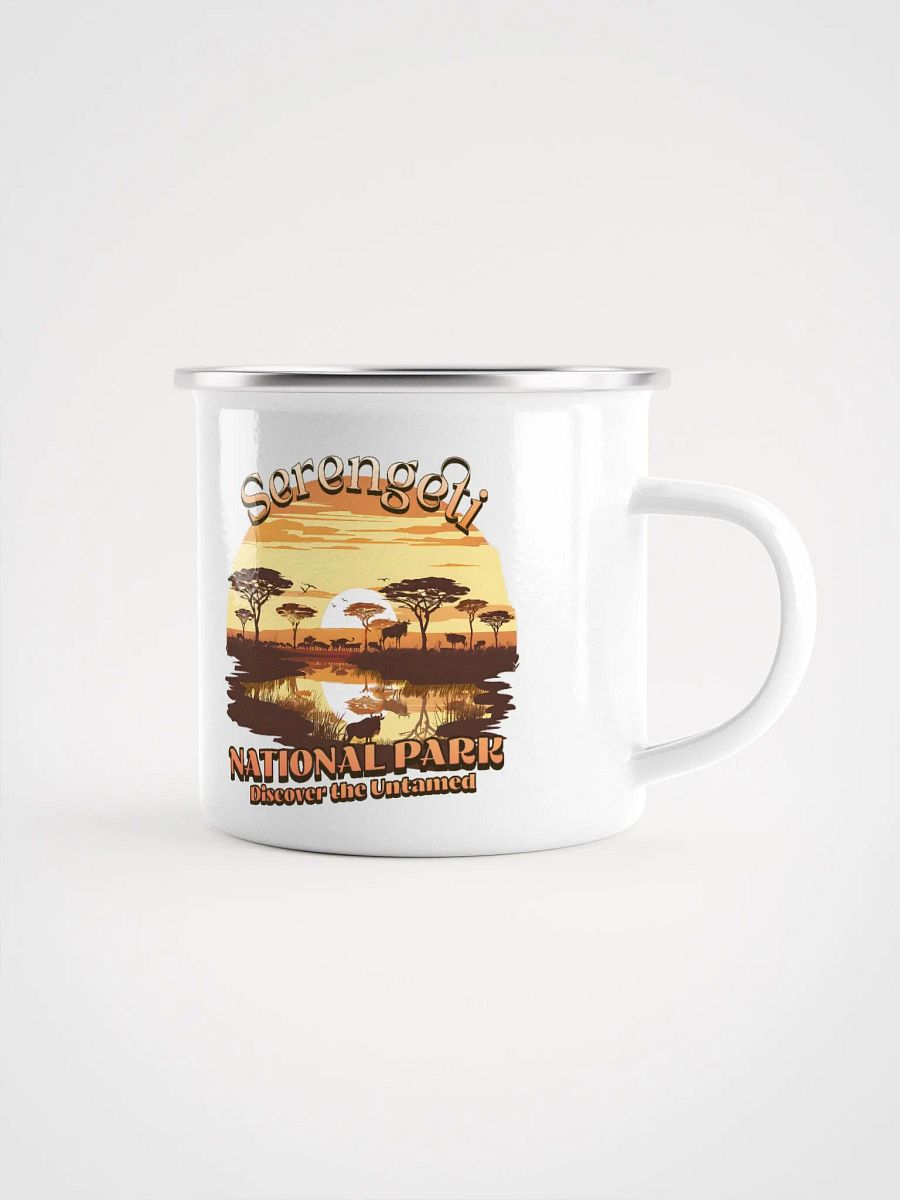 Serengeti National Park Sunrise Enamel Mug product image (1)