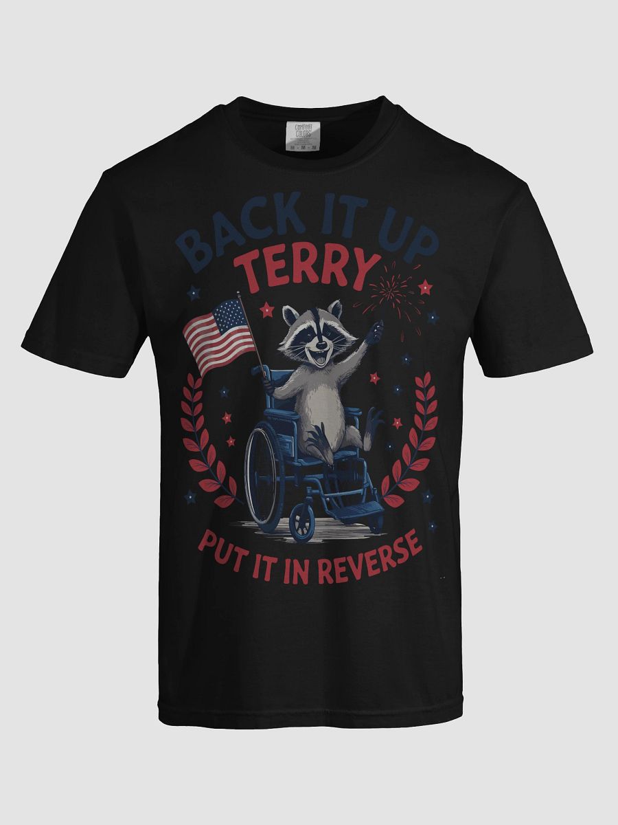 Patriotic Raccoon Wheelchair Tee product image (23)