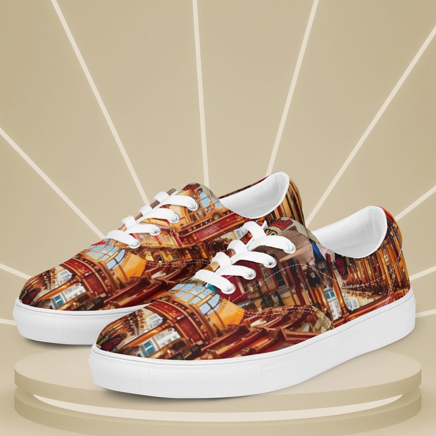 Leadenhall Market London All Over Print Canvas Shoes product image (11)