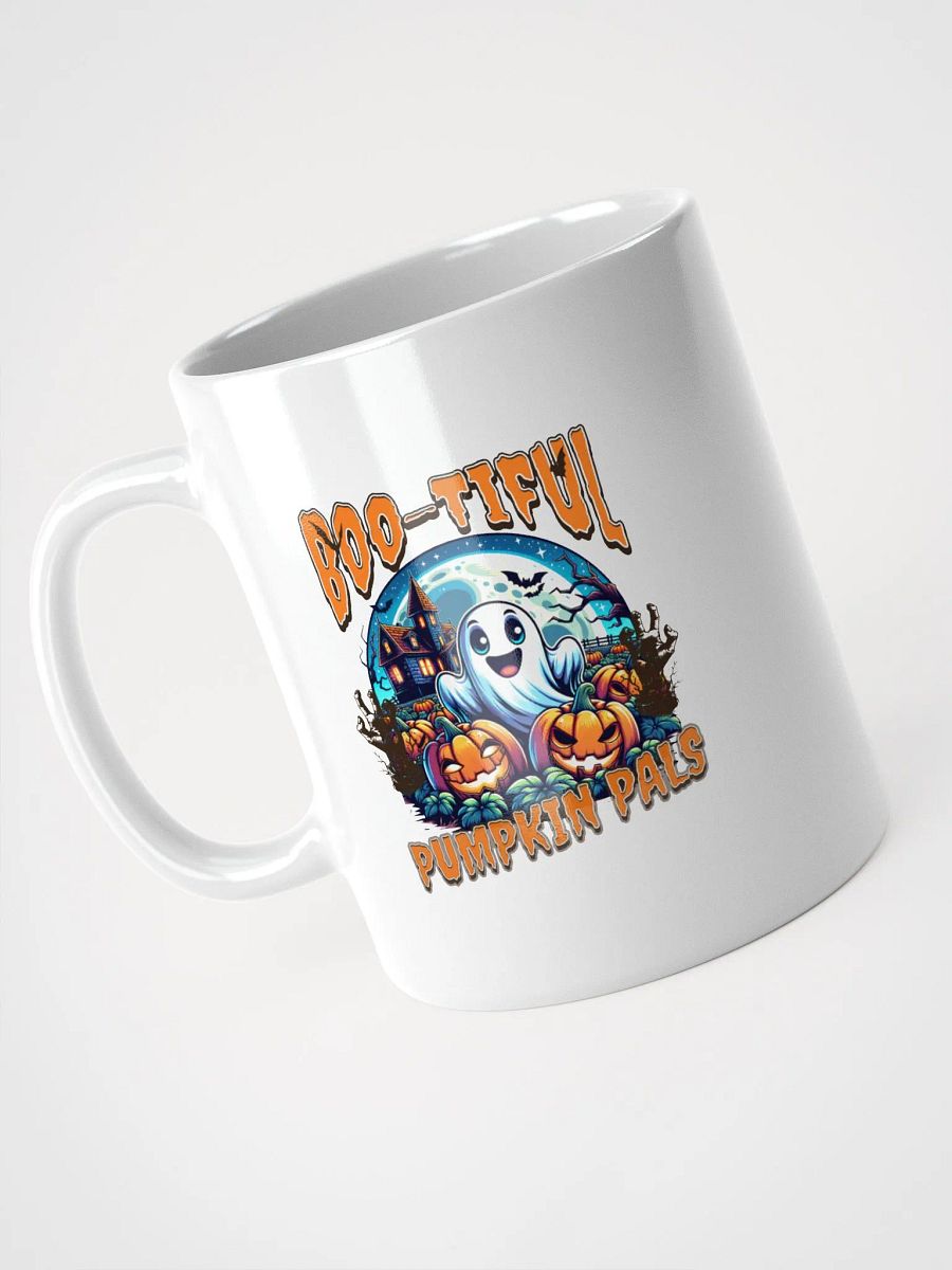 Boo-tiful Pumpkin Pals Glossy White Mug product image (2)