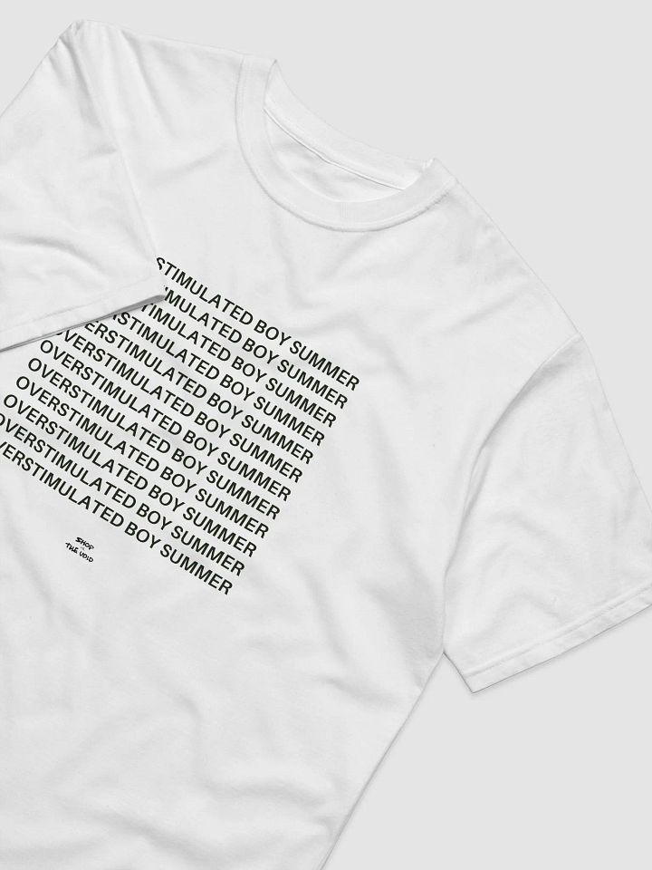 OVERSTIMULATED BOY SUMMER black eco tee product image (2)