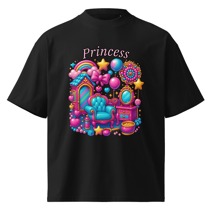 Princess - Dollhouse Color Burst - Stanley/Stella Unisex Organic Oversized T-Shirt SATU020 product image (1)