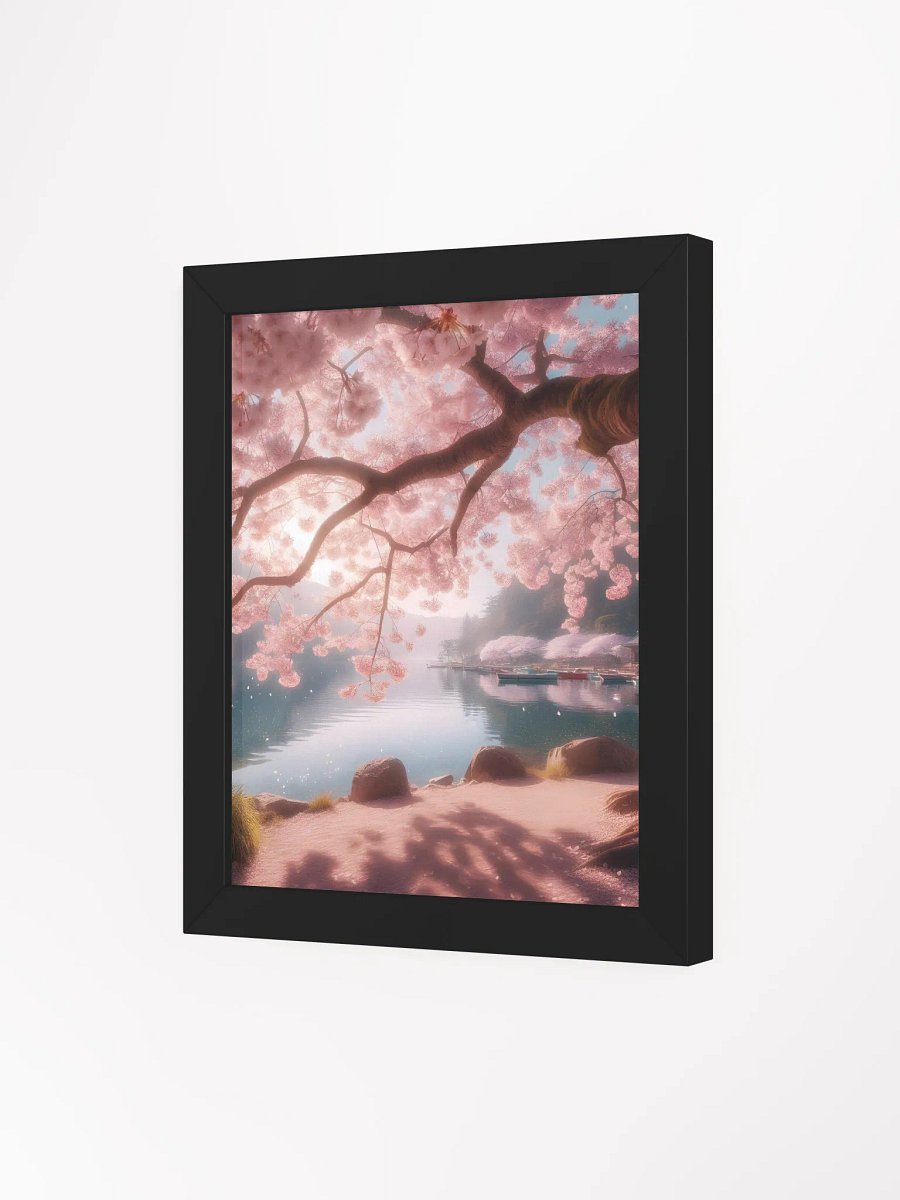 Lakeside Petals Matte Poster In Frame product image (3)