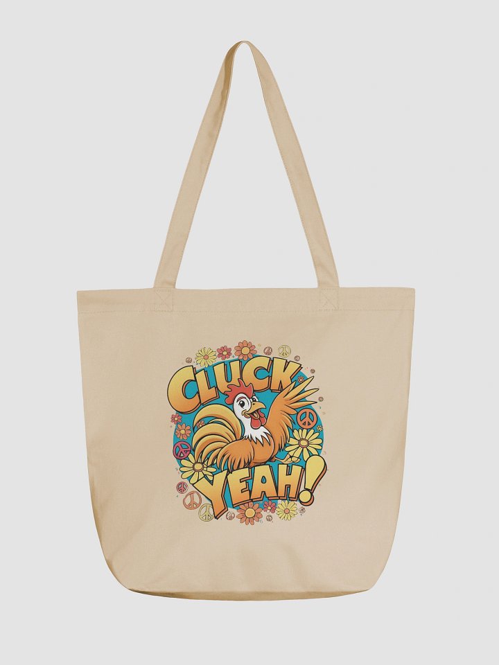 Cluck Yeah! Groovy Rooster Eco Tote product image (1)