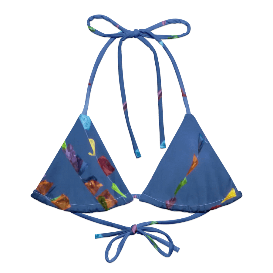 Papel Picado Recycled Padded String Bikini Top product image (1)
