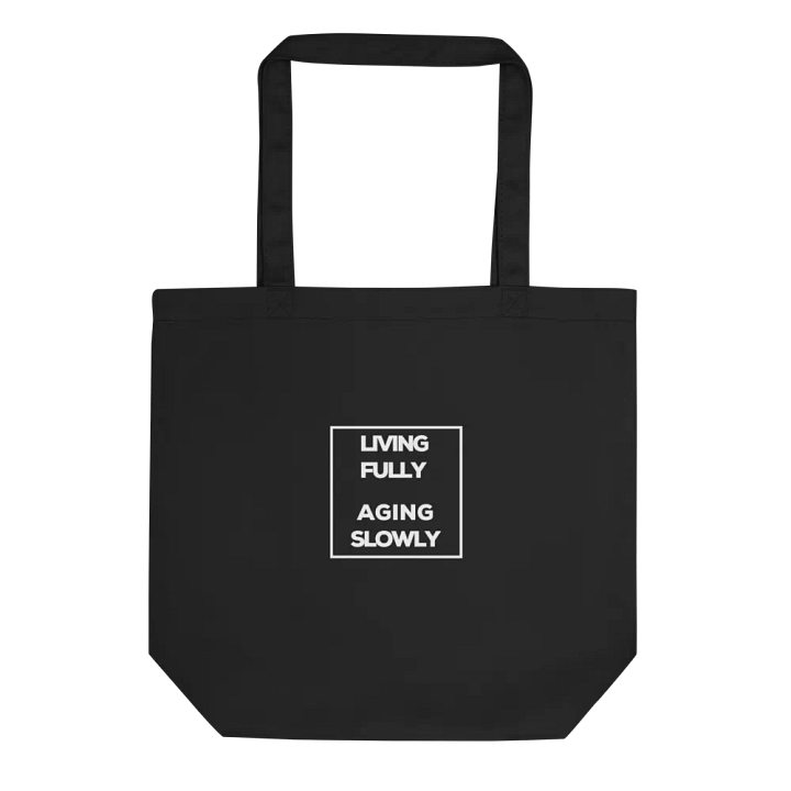 Eco Tote Bag 'Living Fully' Men's Women's Unisex product image (1)