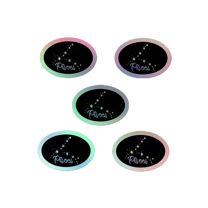 Pisces, Constellation, Holo Sticker Pack product image (2)