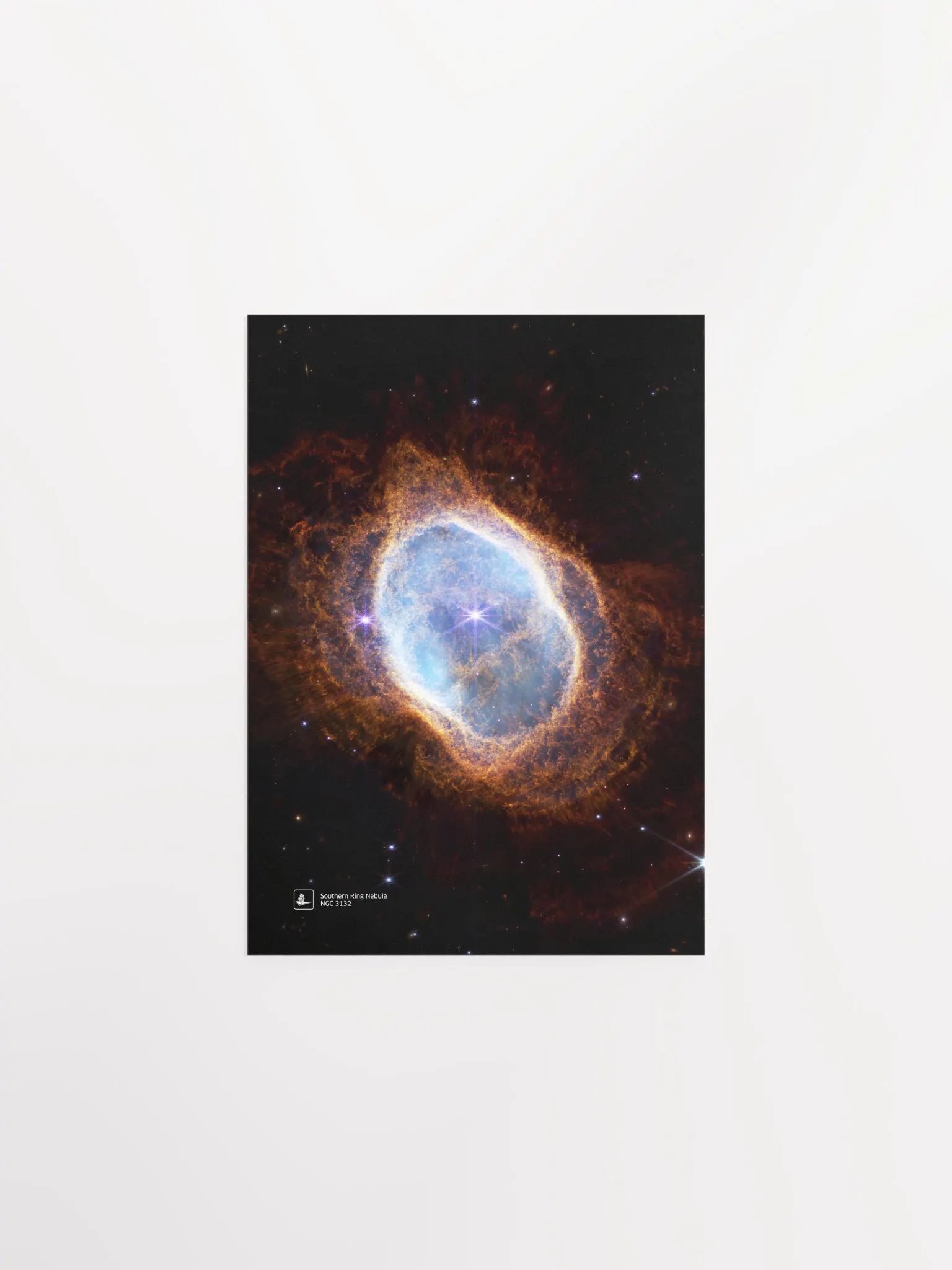 Southern Ring Nebula, NGC 3132 (James Webb/JWST) — space poster, science poster product image (10)
