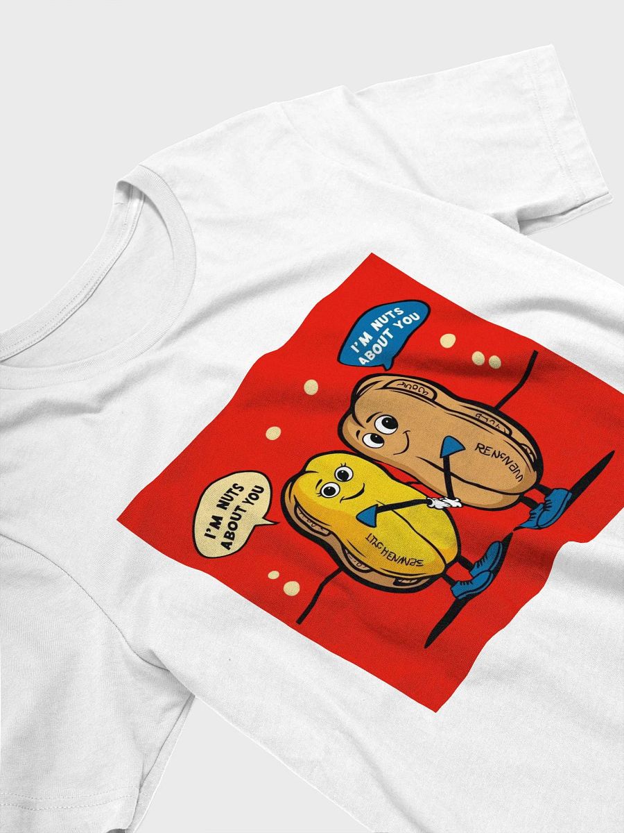 Funny Nut Lover Unisex Heavy Cotton Tee, Cute Walnut Design, Gift for Nut Enthusiasts, Comfy Tee, Nutty T-Shirt, Nut Humor Shirt product image (3)