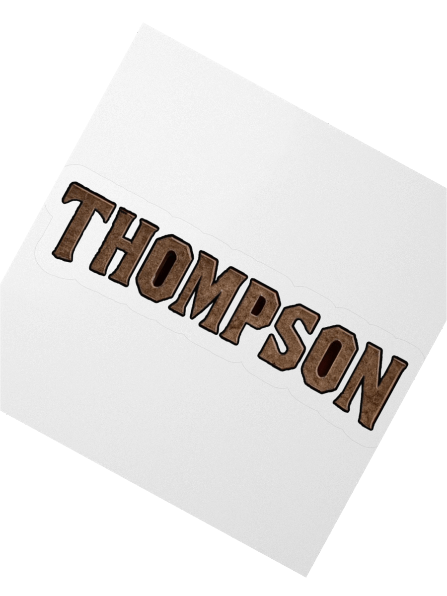 Vintage Textured THOMPSON Stickers product image (6)