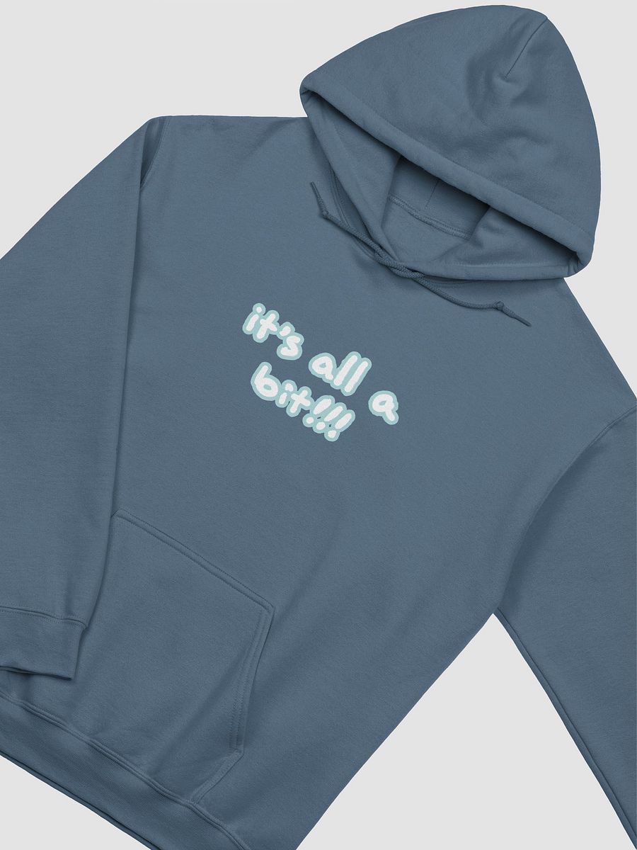 “It’s all a bit!!!” (lined design, #A8D7D8) classic hoodie product image (1)