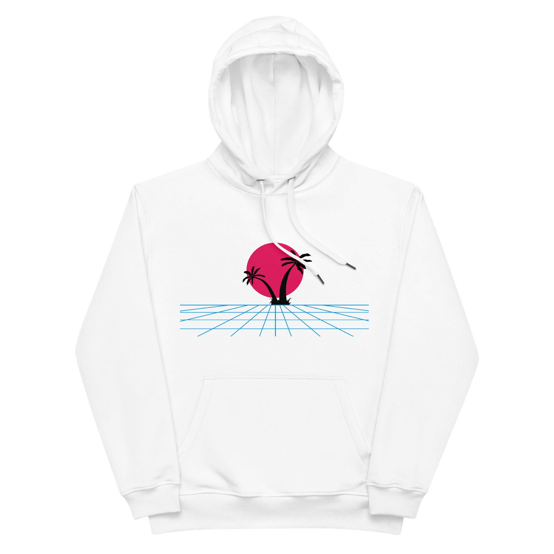 Sunset Synthwave Eco Hoodie product image (2)