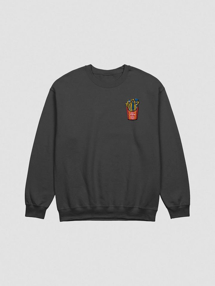 Art Supplies and Extra Fries Embroidered Sweater (Pocket Side) product image (2)