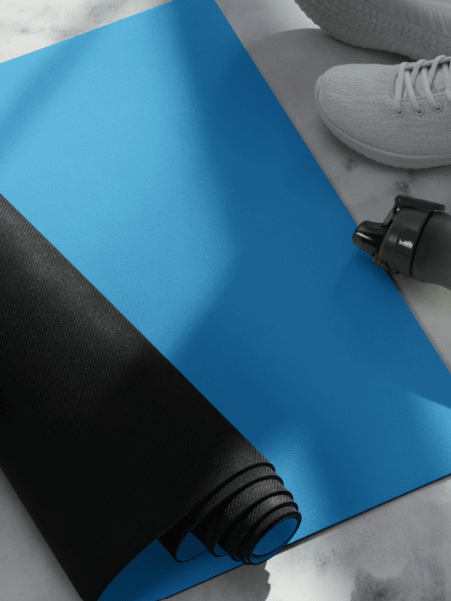 Yoga Mat (blue tones) product image (1)