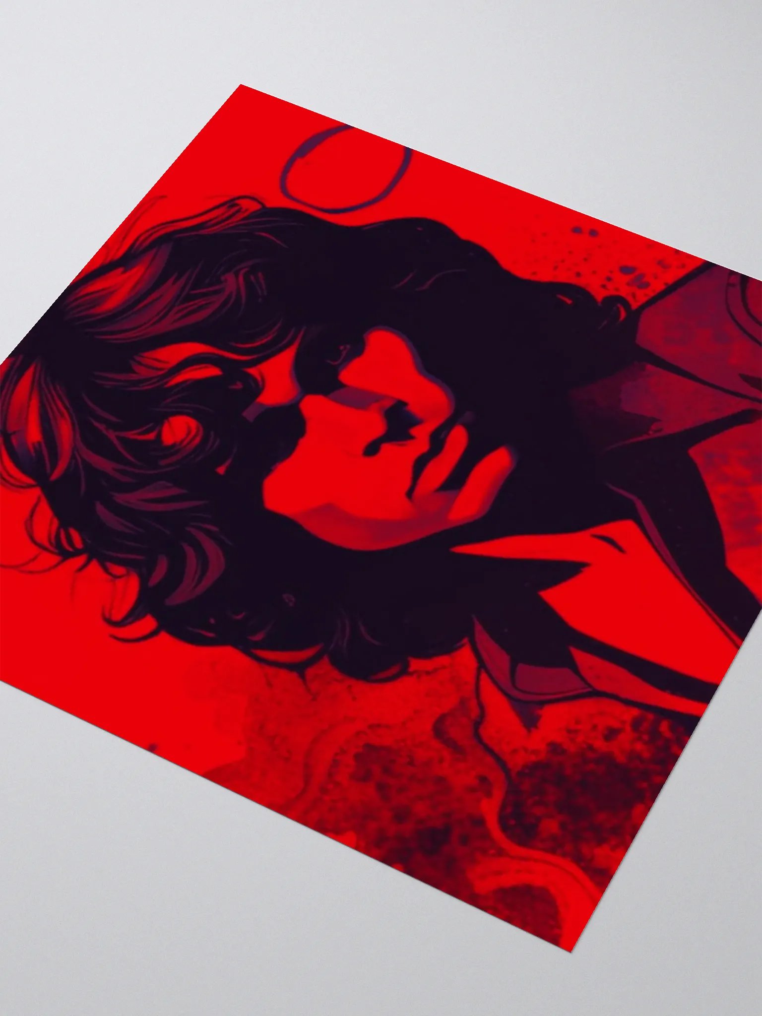 Jim Morrison Dark Red Sticker product image (3)