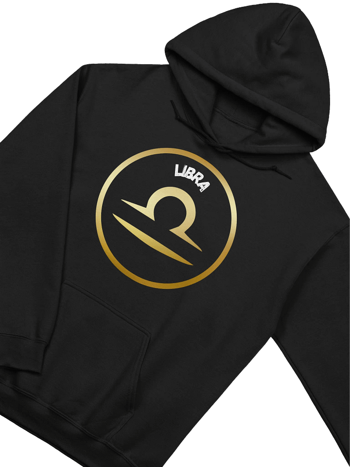 Libra Zodiac Gold Symbol Unisex Hoodie product image (2)