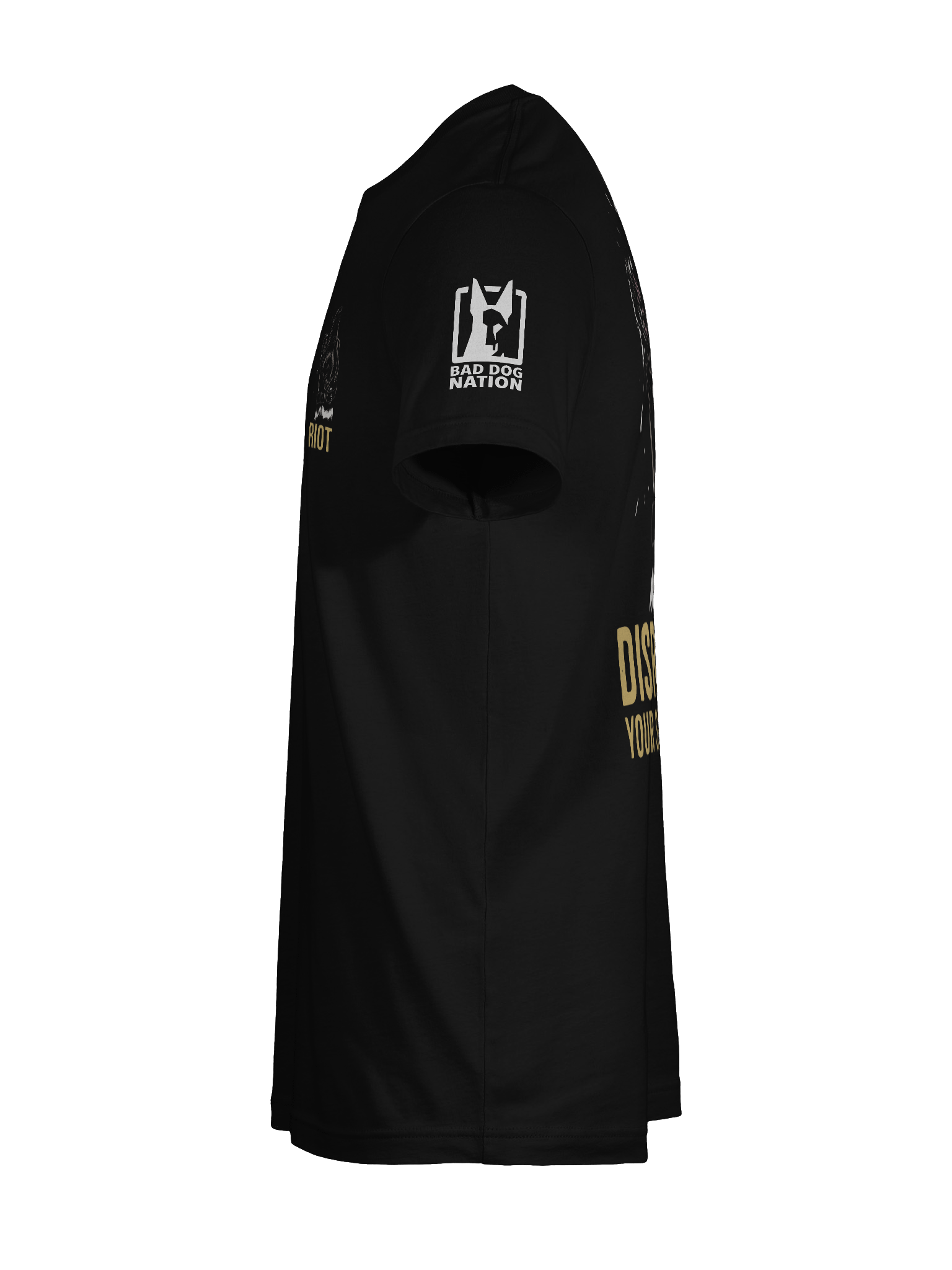 Disrespect Simple- Back print PREMIUM ADULT UNISEX T-SHIRT product image (5)