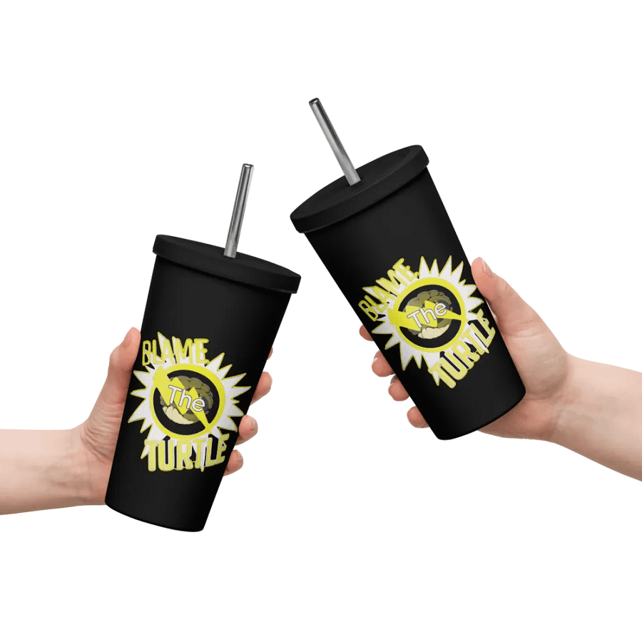Blame the turtle! Straw Cup product image (11)