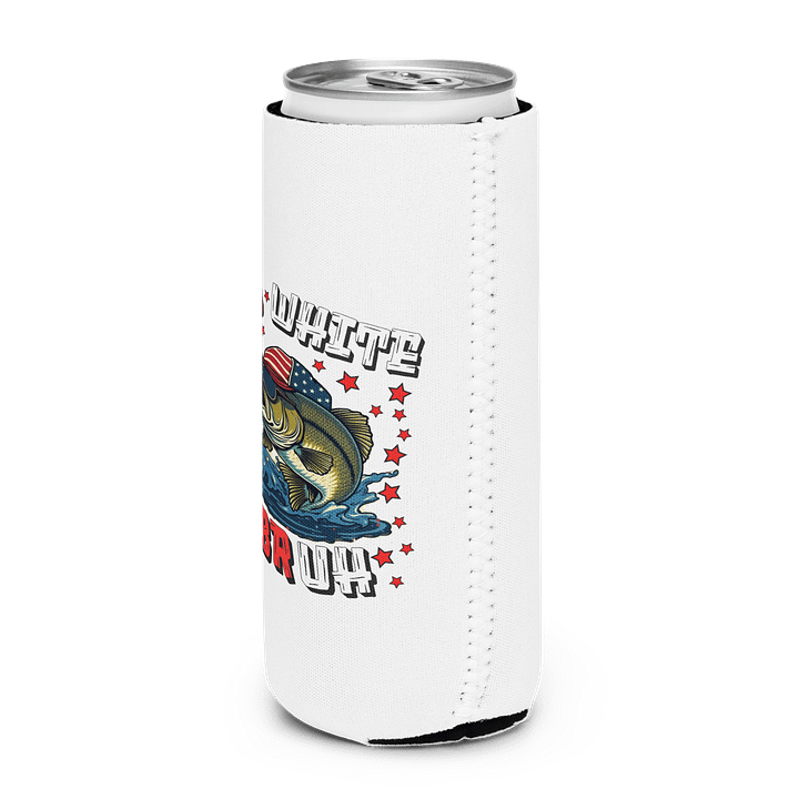 Red White And Bruh Cool Patriotic Can Cooler product image (2)